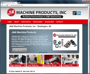 JM Machine Website